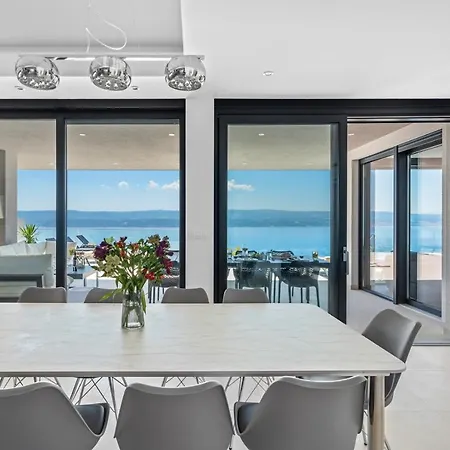 Admira Maria With A Heated Pool And Sea Views