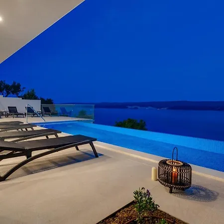 New! Admira Maria With A Heated Pool And Sea Views Willa Stanici