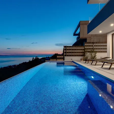 Admira Maria With A Heated Pool And Sea Views Willa *
