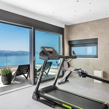 Villa New! Admira Maria With A Heated Pool And Sea Views